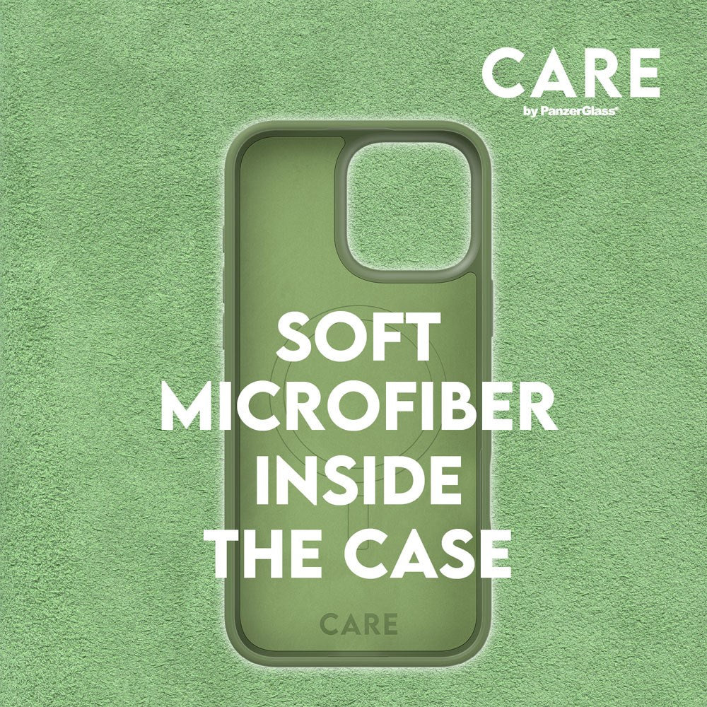 CARE by PanzerGlass iPhone 16 Pro FASHION Fearlessly Fashionable Deksel - MagSafe Kompatibel - Piquant Green