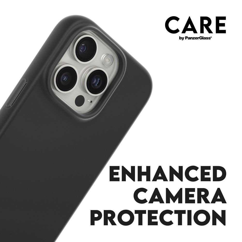 CARE by PanzerGlass iPhone 16 Pro FASHION Fearlessly Fashionable Deksel - Black