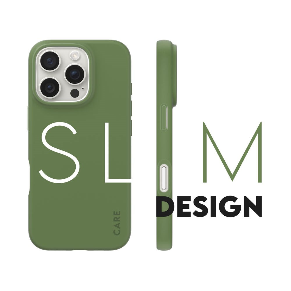 CARE by PanzerGlass iPhone 16 Pro FASHION Fearlessly Fashionable Deksel - Piquant Green