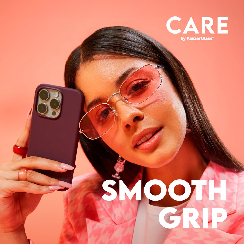 CARE by PanzerGlass iPhone 16 Pro FASHION Fearlessly Fashionable Deksel - Peach Fuzz