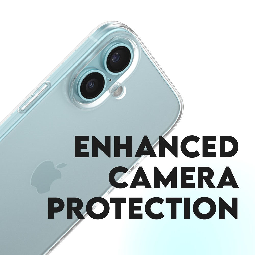 CARE by PanzerGlass iPhone 16 FASHION X-Ray Soft Basic Deksel - Gjennomsiktig