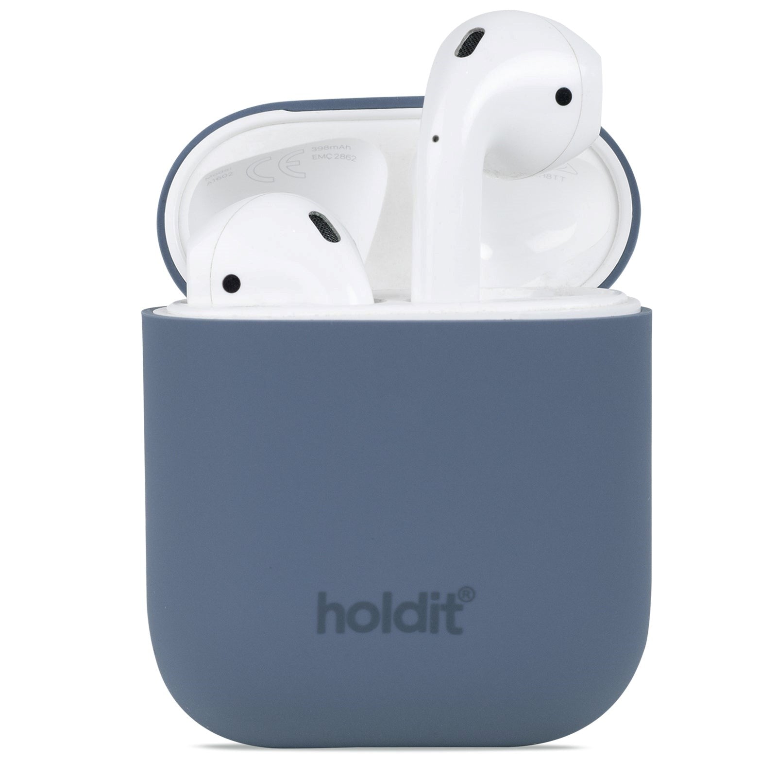 Holdit Nygård Silikon Deksel Til AirPods (1 & 2. gen.) - Pacific Blue