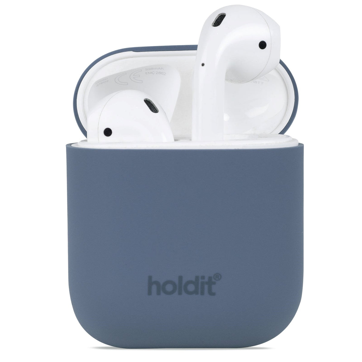 Holdit Nygård Silikon Deksel Til AirPods (1 & 2. gen.) - Pacific Blue
