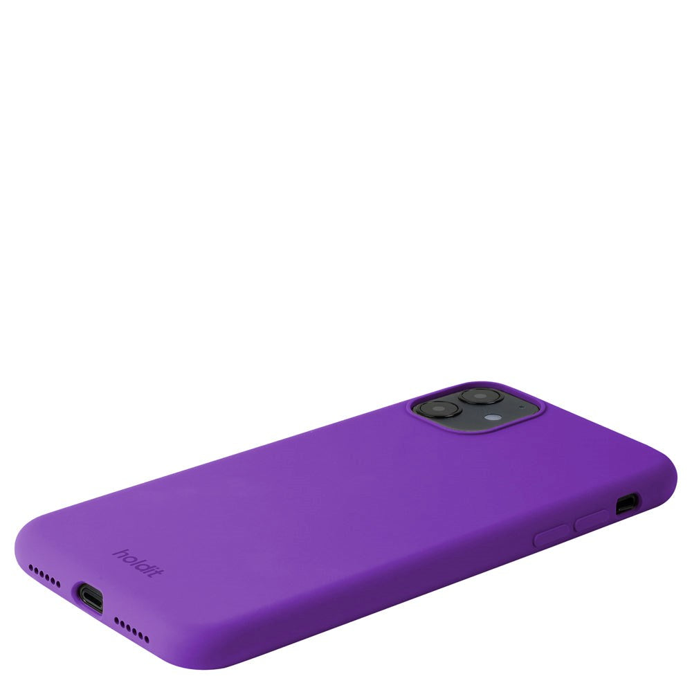 Holdit iPhone 11 Soft Touch Silikon Deksel - Bright Purple