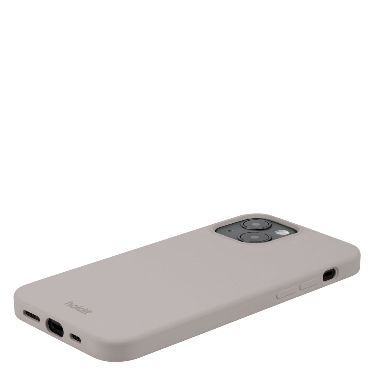 Holdit iPhone 15 Soft Touch Silikon Deksel - Taupe