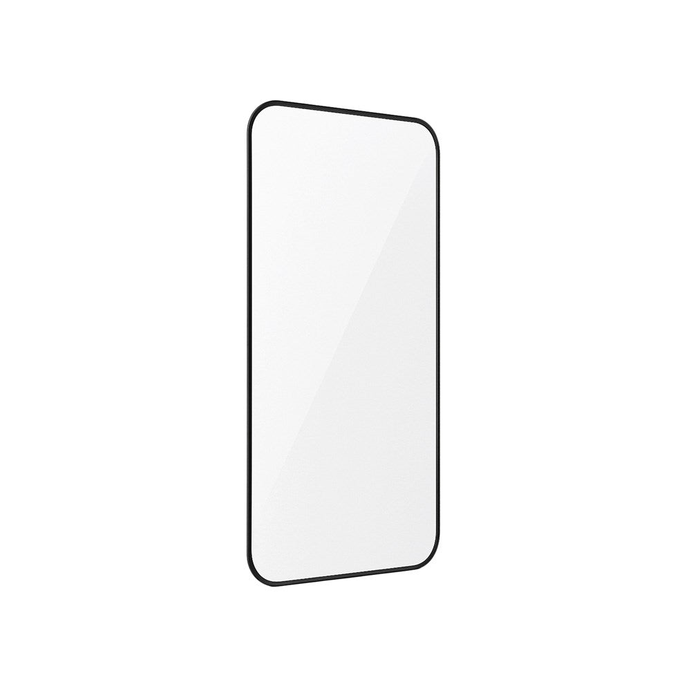 Holdit iPhone 15 Pro Herdet Glass Skjermbeskyttelse 3D - Case-Friendly - Gjennomsiktig / Svart Kant