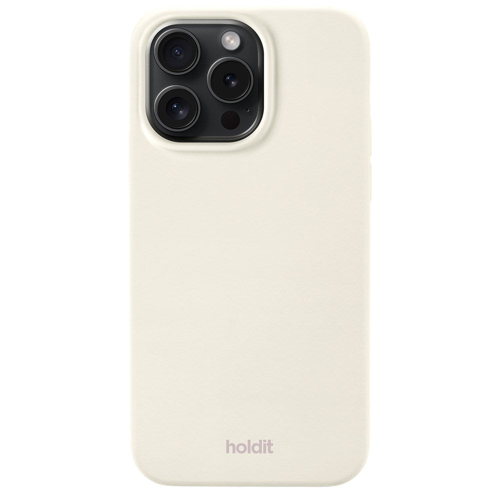 Holdit iPhone 15 Pro Max Soft Touch Silikon Deksel -
Soft Linen
