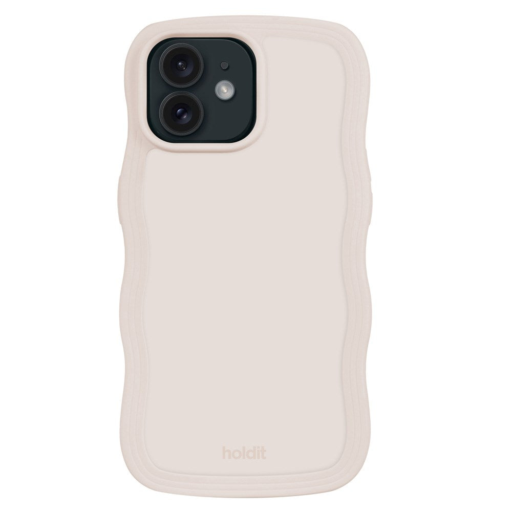 Holdit iPhone 12 / 12 Pro Wavy Deksel - Light Beige