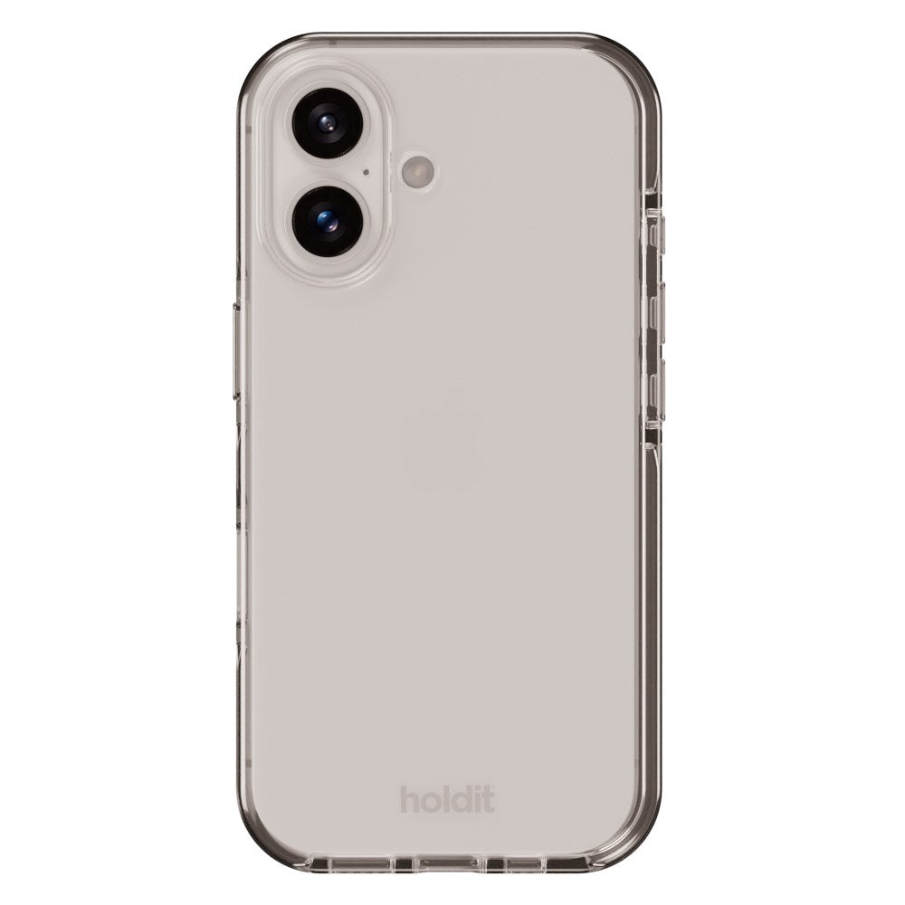 Holdit iPhone 16 Seethru Deksel - White