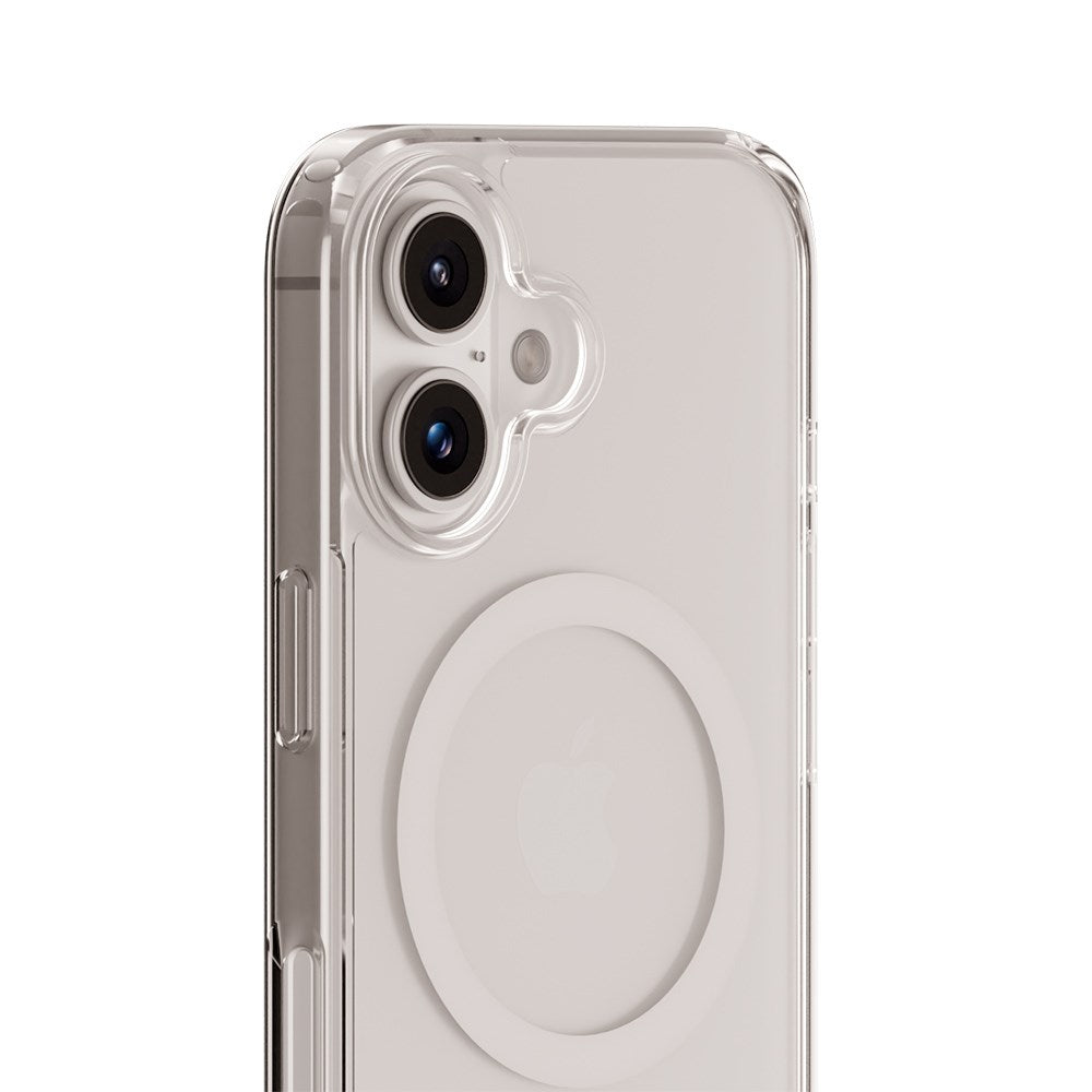 Holdit iPhone 16 MagSafe Deksel - Transparent / White