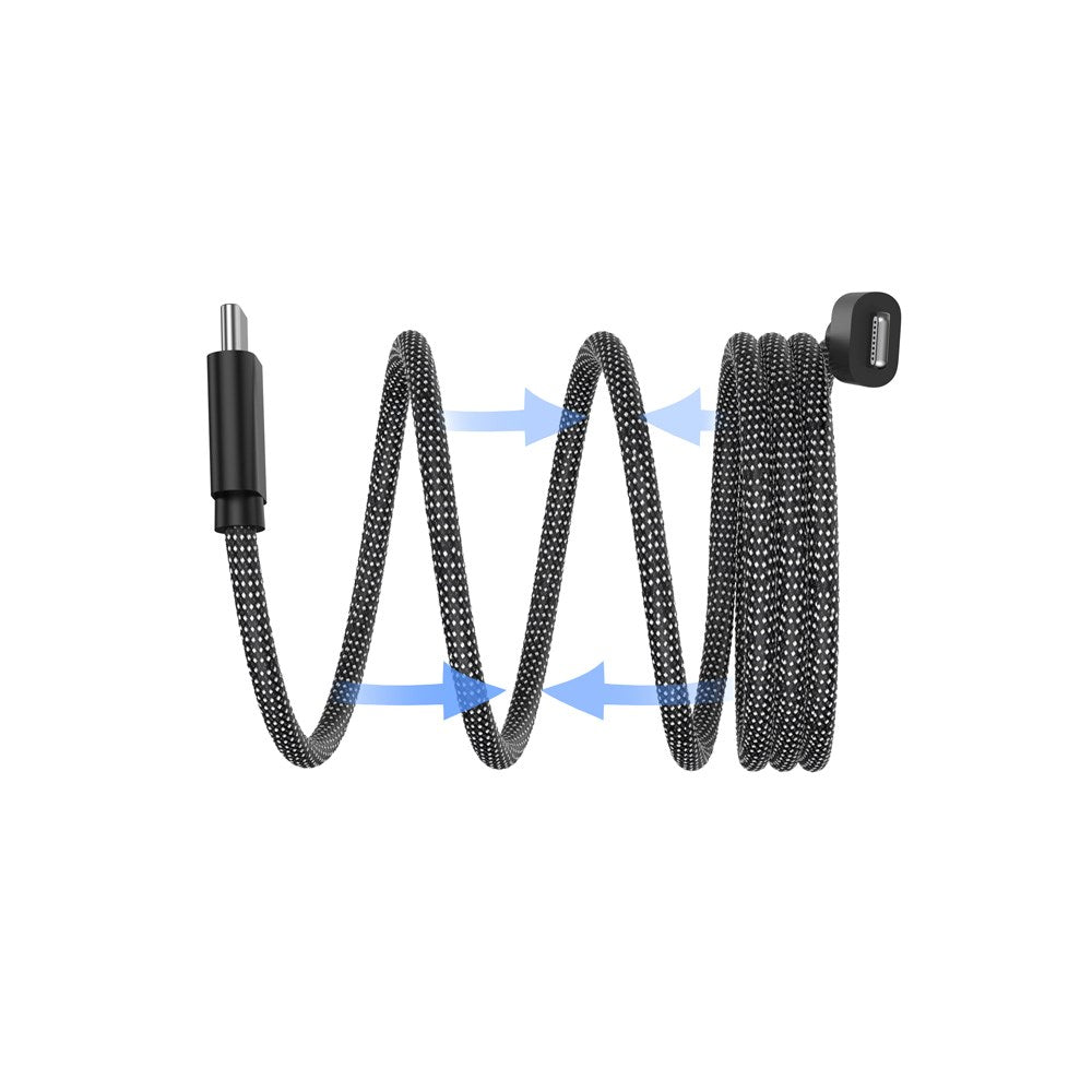 Smartline 60W Magnetisk Kabel USB-C til Lightning 1m - Svart