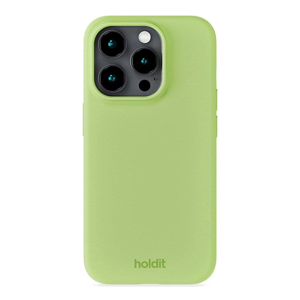 Holdit iPhone 15 Pro Soft Touch Silikon Deksel - Matcha