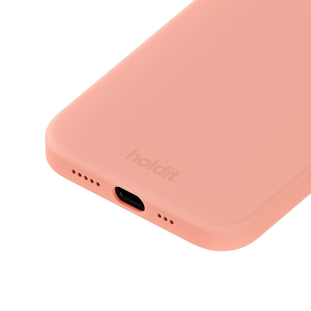 Holdit iPhone 12 / 12 Pro Soft Touch Silikon Deksel - Pink Grape