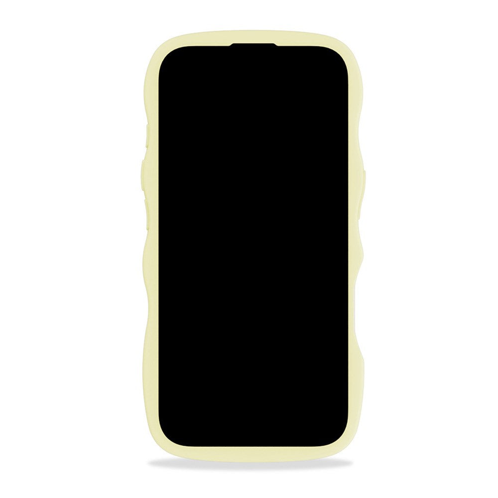 Holdit iPhone 16 Wavy Deksel - Lemonade / Transparent