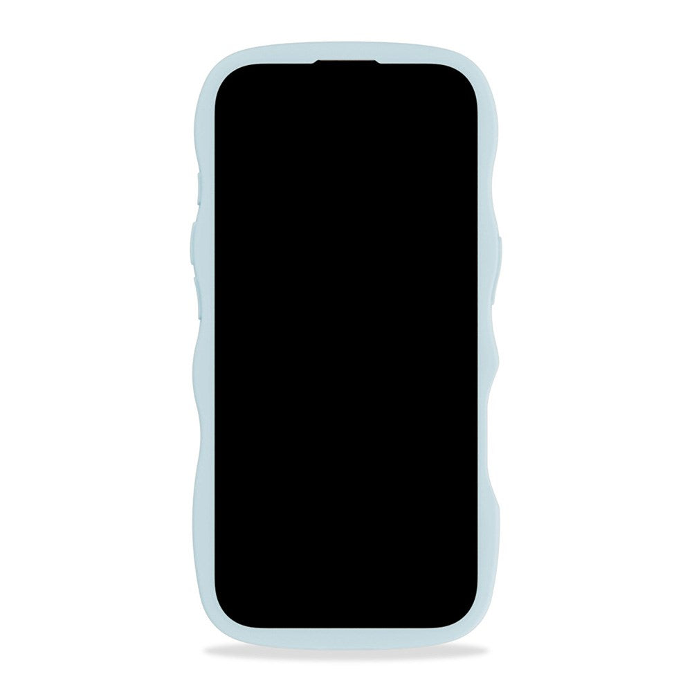 Holdit iPhone 16 Pro Max Wavy Deksel - Mineral Blue / Transparent
