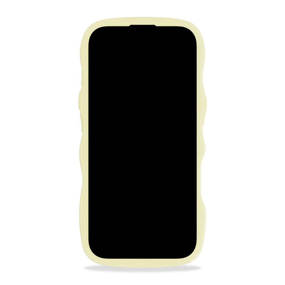 Holdit iPhone 16 Pro Max Wavy Deksel - Lemonade / Transparent