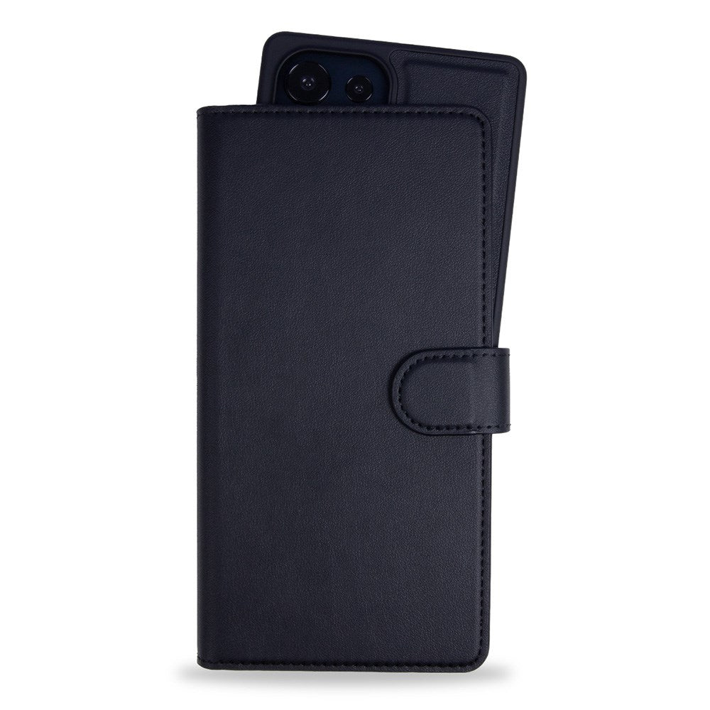 Holdit Samsung Galaxy S25 Ultra Magnet Case Skinndeksel med Lommebok - Svart