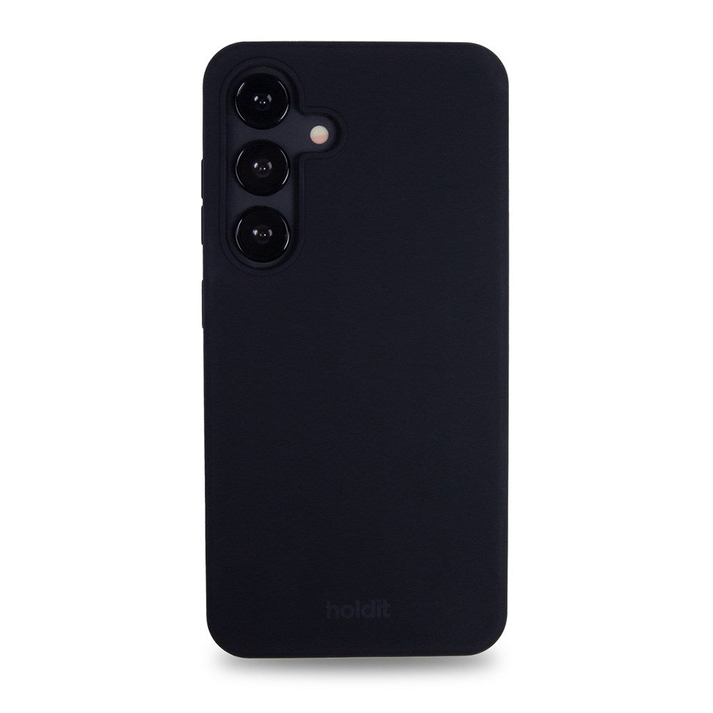 Holdit Samsung Galaxy S25 Soft Touch Silikon Deksel - Svart