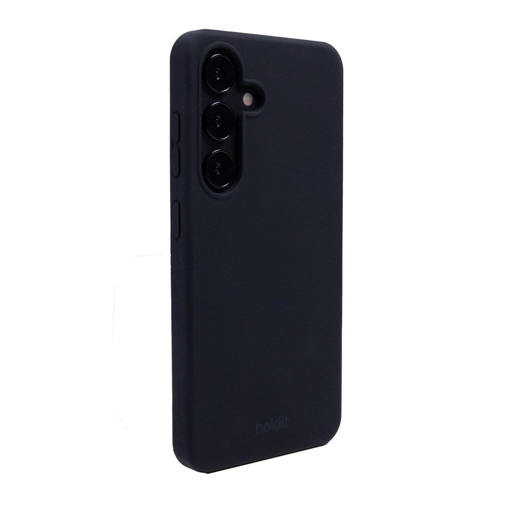Holdit Samsung Galaxy S25 Soft Touch Silikon Deksel - Svart