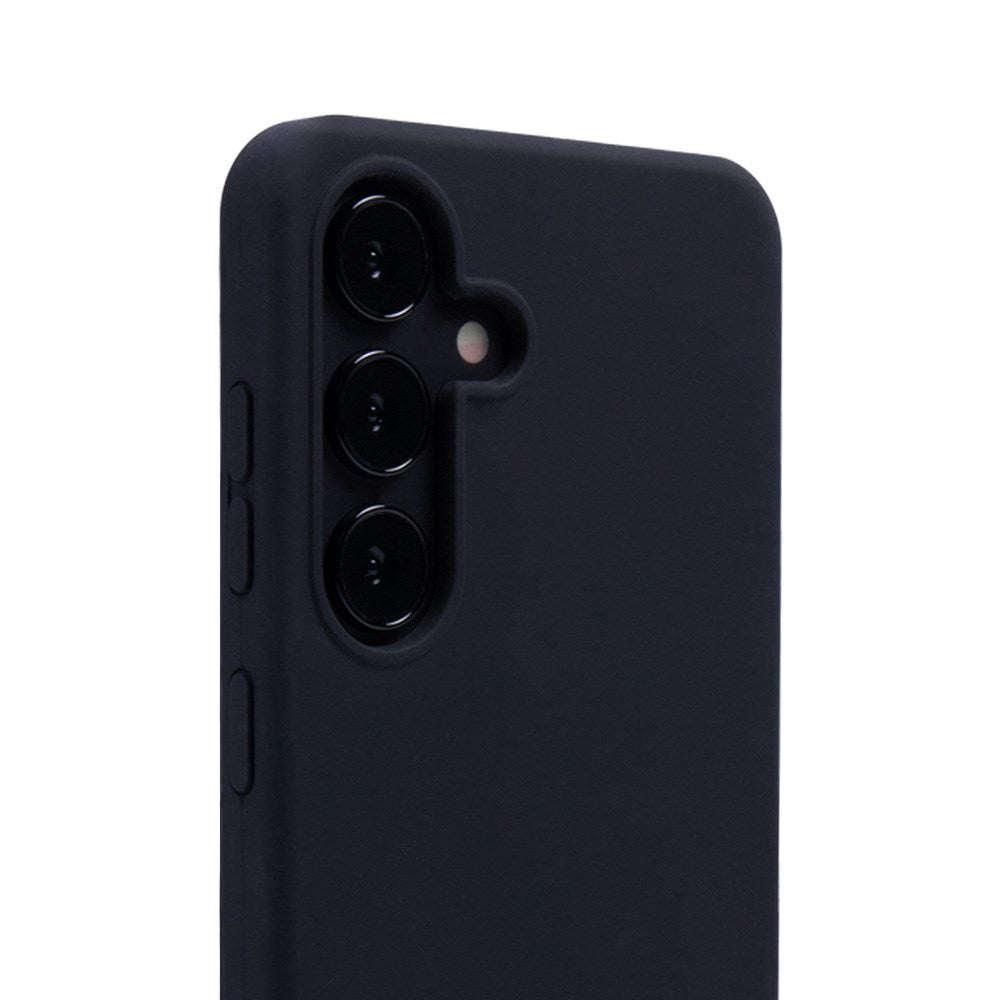 Holdit Samsung Galaxy S25 Soft Touch Silikon Deksel - Svart