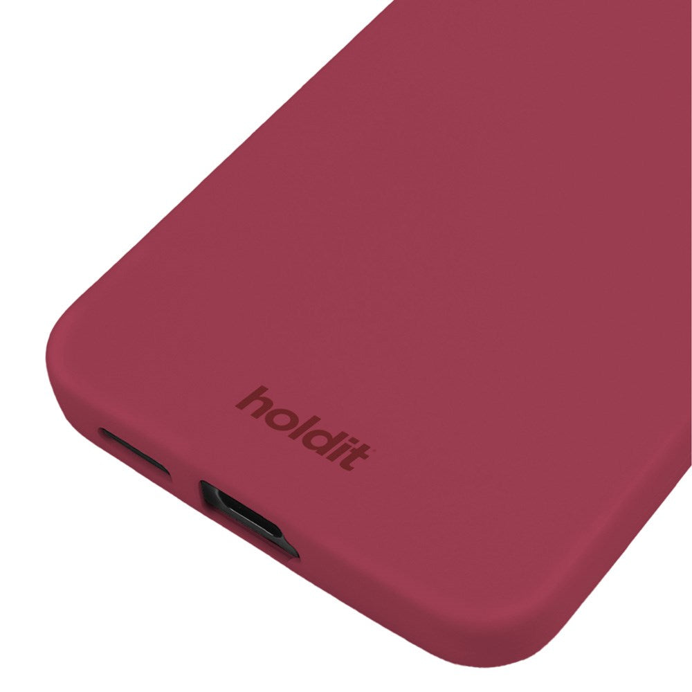 Holdit Samsung Galaxy S25 Soft Touch Silikon Deksel - Red Velvet