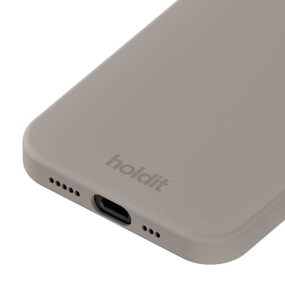Holdit iPhone 16e Soft Touch Silikon Deksel - Taupe