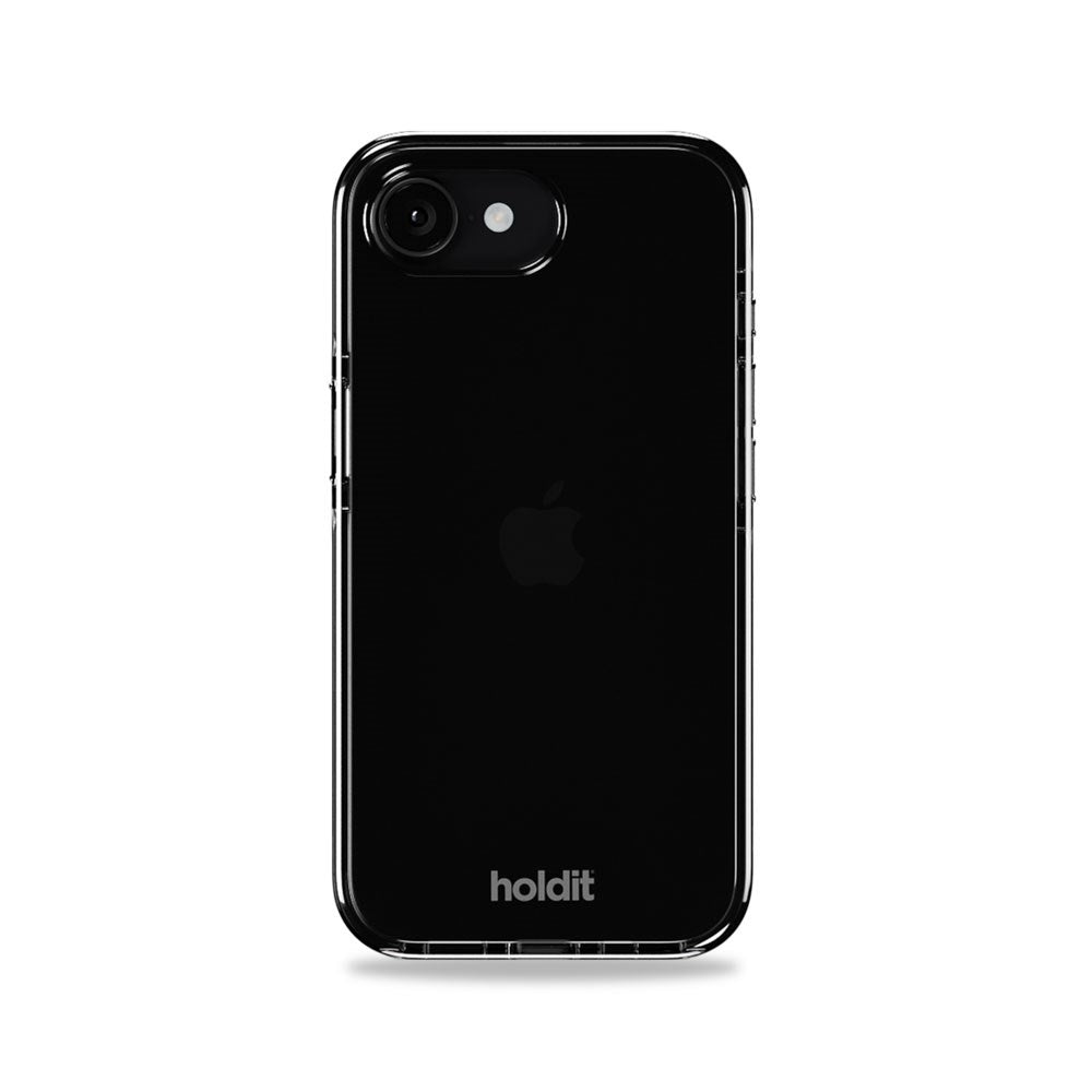 Holdit iPhone 16e Seethru Deksel - Black
