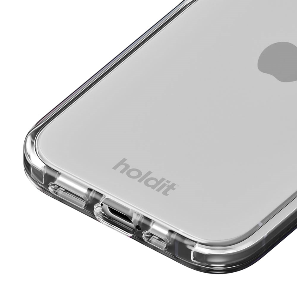 Holdit iPhone 16e Seethru Deksel - White