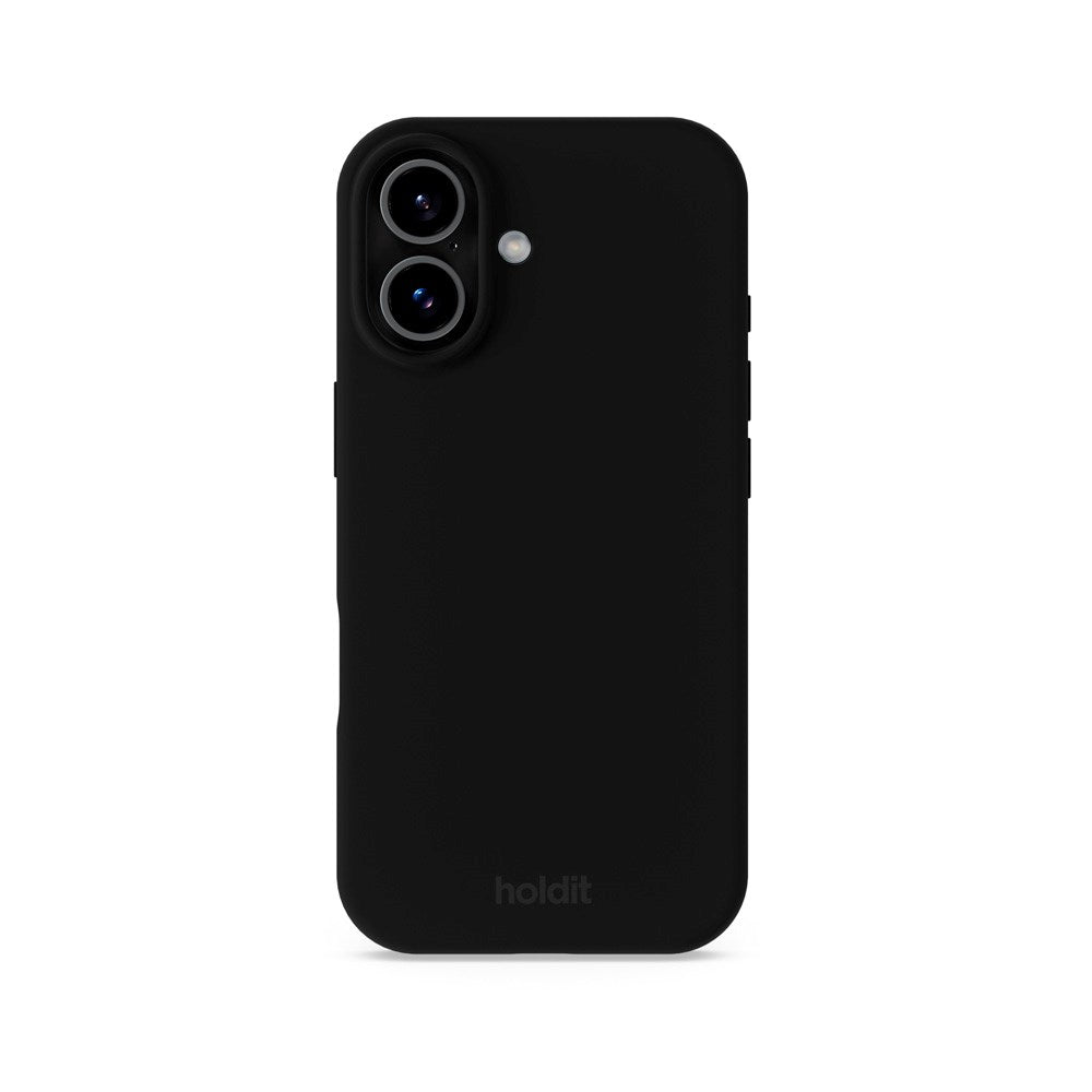Holdit iPhone 17 Soft Touch Silikon Deksel - Black
