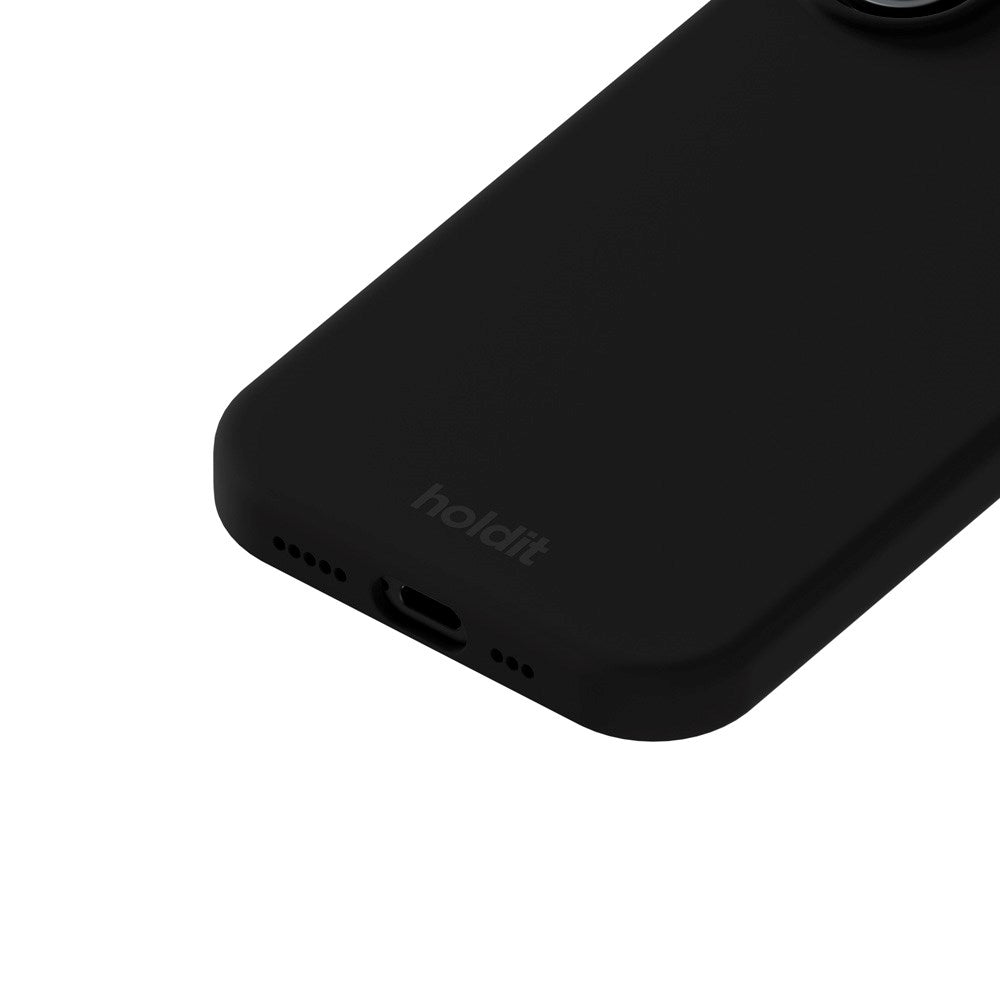 Holdit iPhone 17 Soft Touch Silikon Deksel - Black