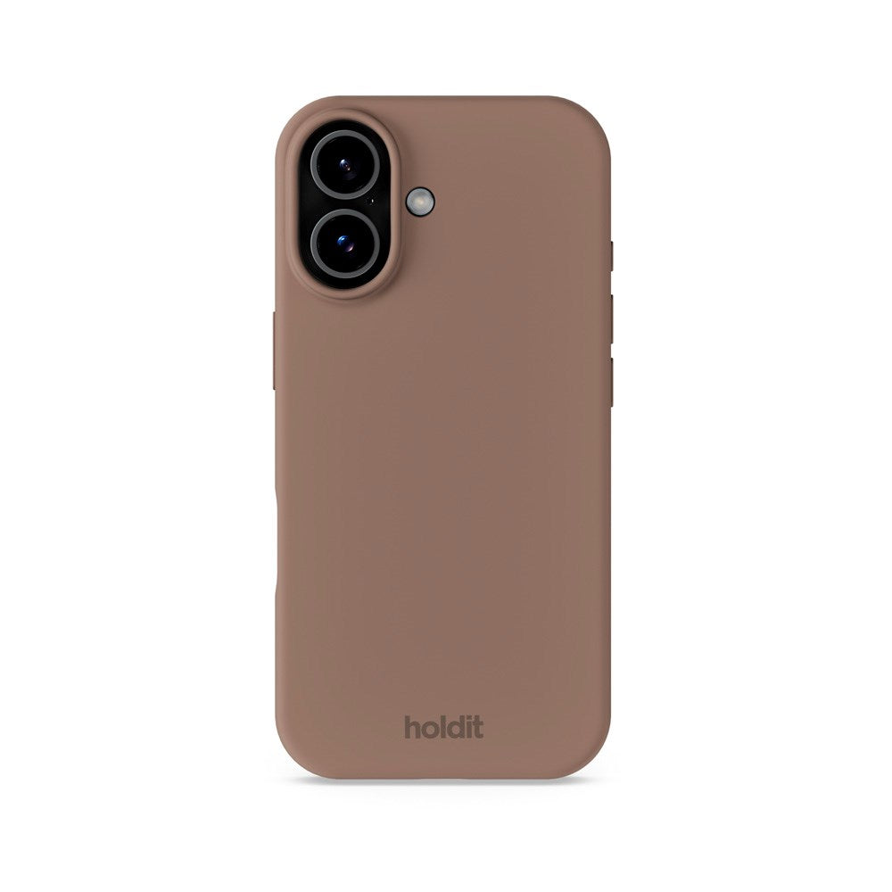Holdit iPhone 17 Soft Touch Silikon Deksel - Mocha Brown
