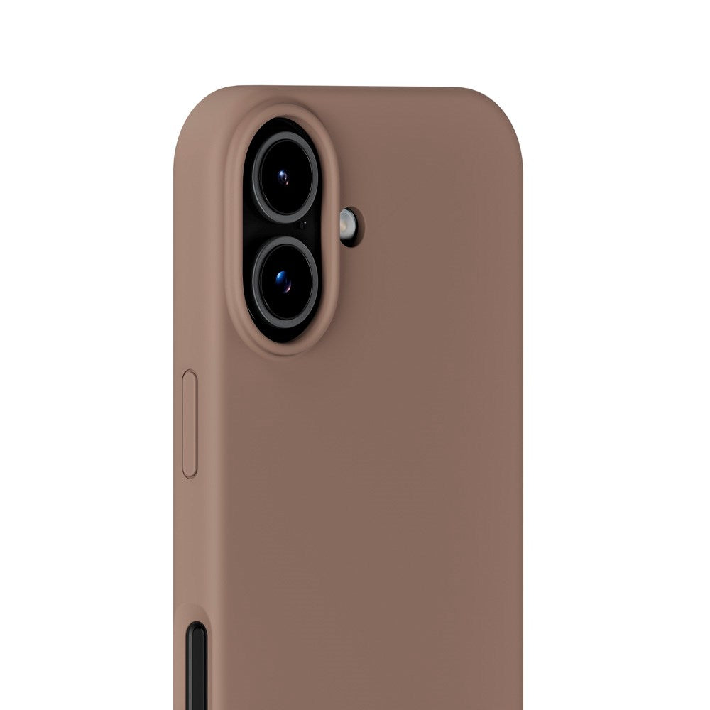 Holdit iPhone 17 Soft Touch Silikon Deksel - Mocha Brown