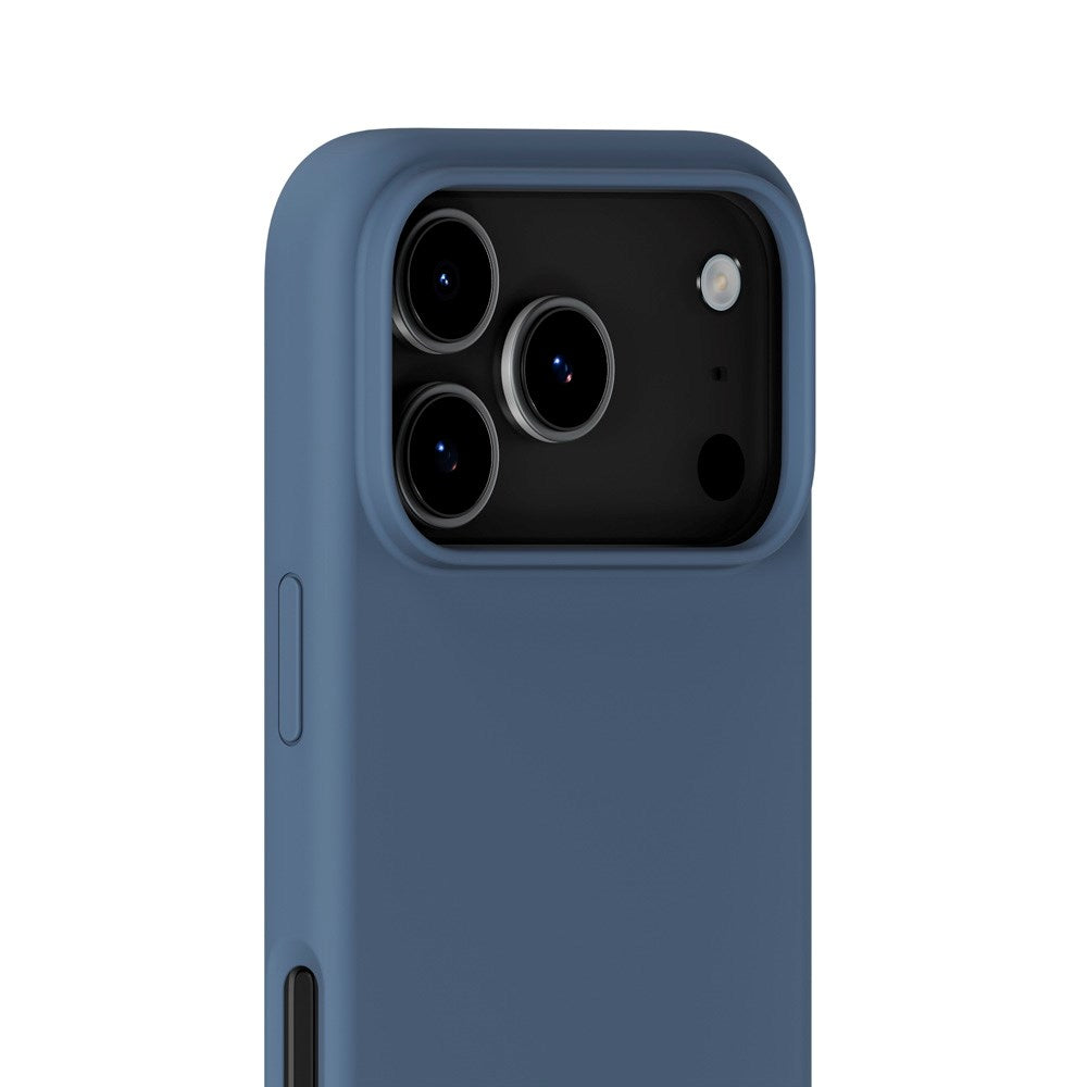 Holdit iPhone 17 Pro Soft Touch Silikon Deksel - Pacific Blue