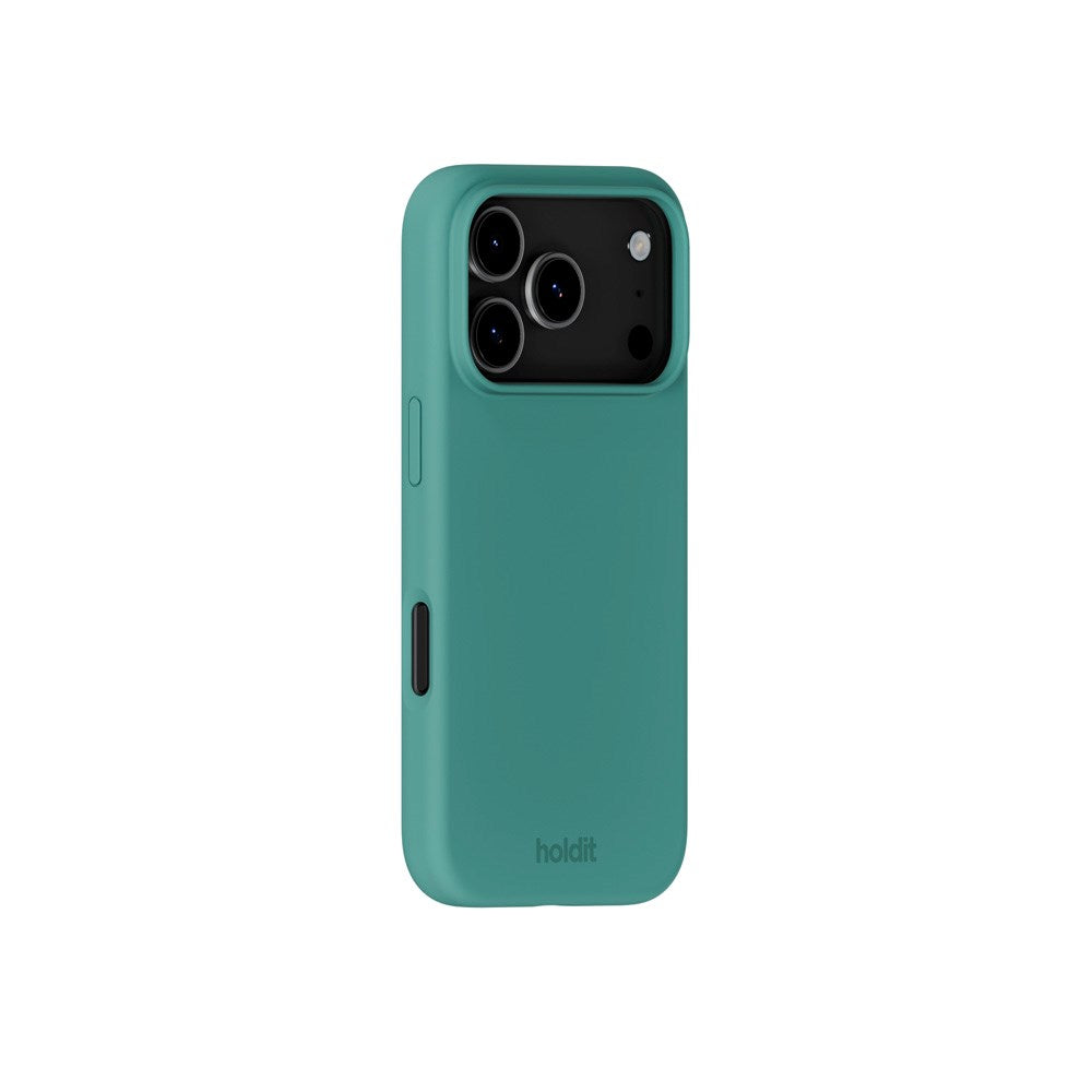 Holdit iPhone 17 Pro Soft Touch Silikon Deksel - Moss Green
