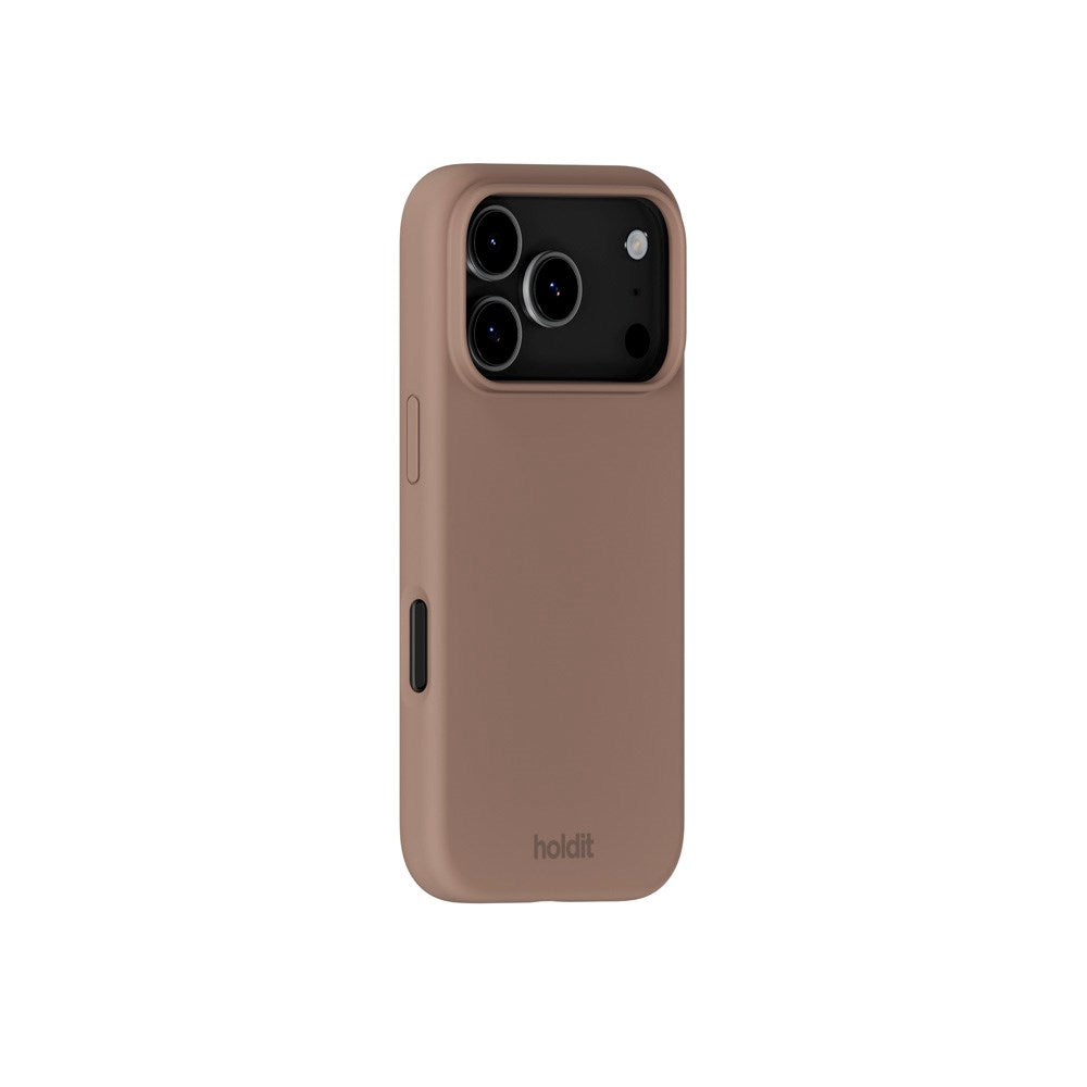 Holdit iPhone 17 Pro Soft Touch Silikon Deksel - Mocha Brown