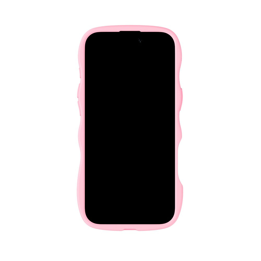 Holdit iPhone Air Wavy Deksel - Pink / Transparent