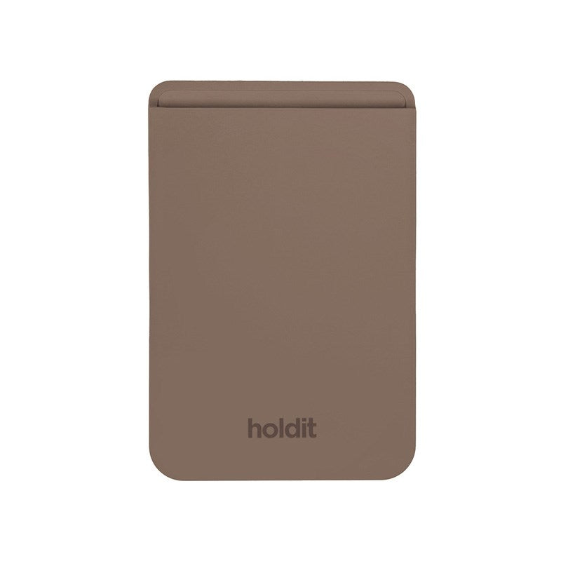 Holdit MagSafe Silicone Kortholder - Mocha Brown