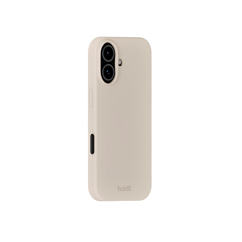 Holdit iPhone 17 Soft Touch Silikon Deksel - Light Beige