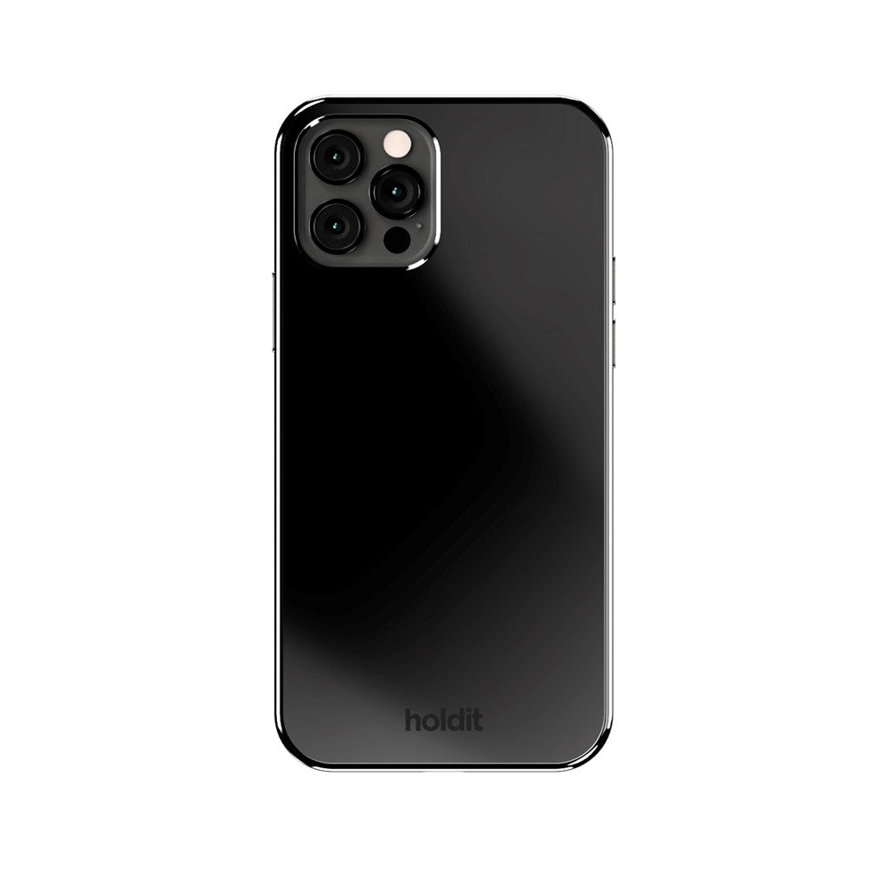 Holdit iPhone 12 / 12 Pro Mirror Deksel - MagSafe Kompatibel - Svart