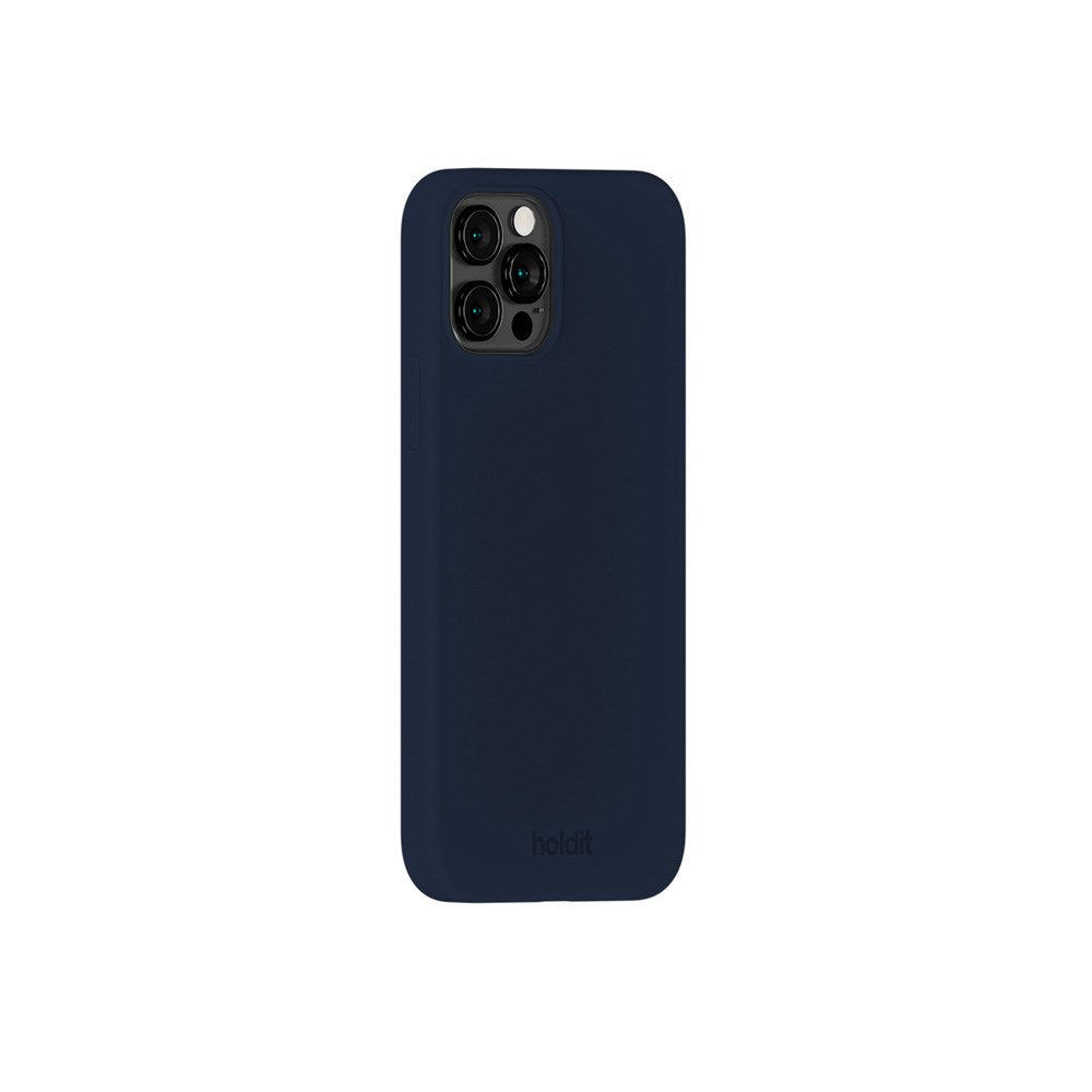 Holdit iPhone 12 / 12 Pro Soft Touch Silikon Deksel - Midnight Blue