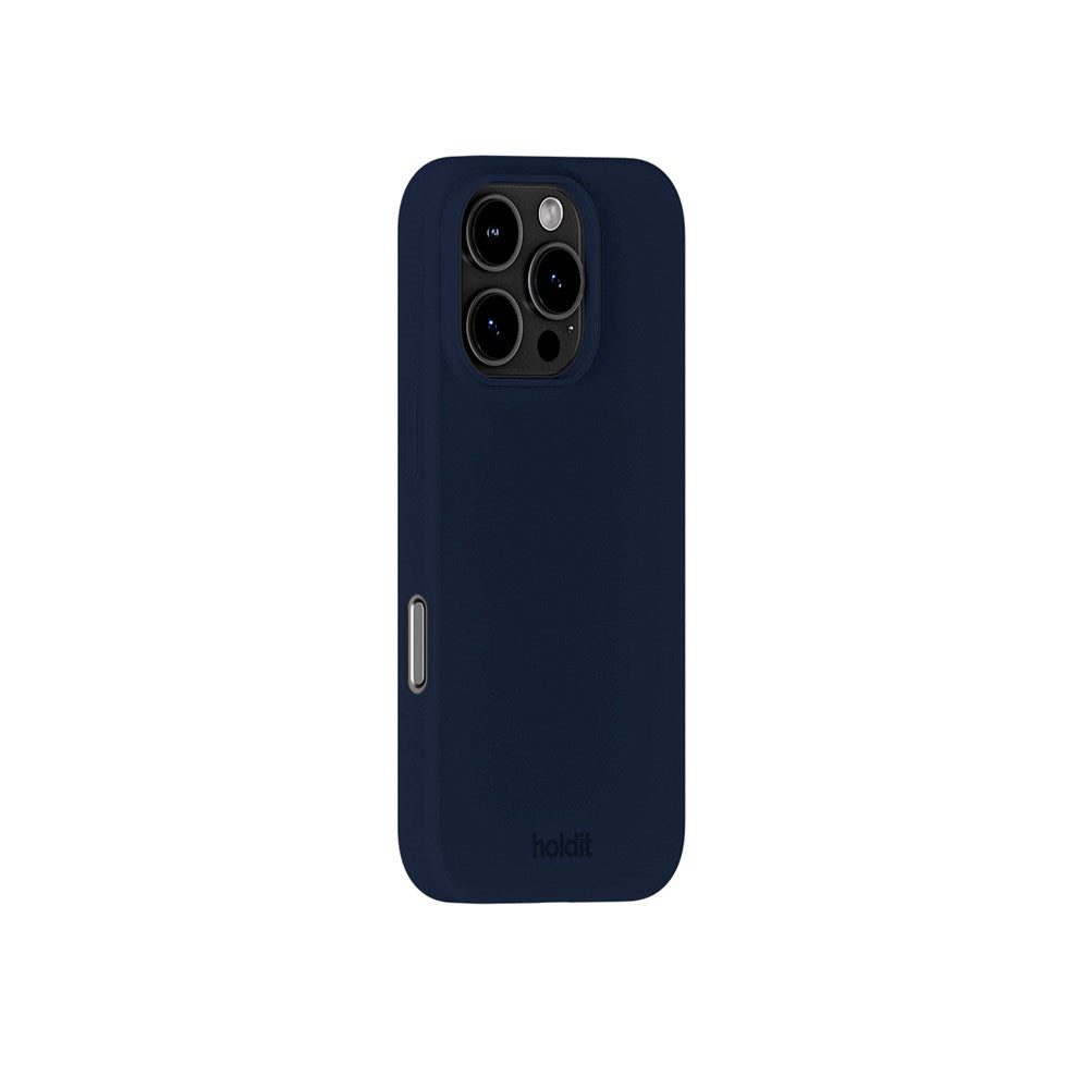 Holdit iPhone 16 Pro Max Soft Touch Silikon Deksel - Midnight Blue