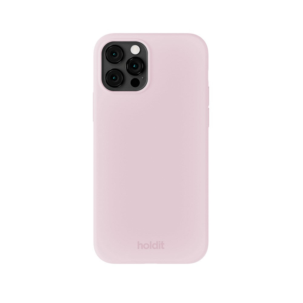 Holdit iPhone 12 / 12 Pro Soft Touch Silikon Deksel - Pale Pink