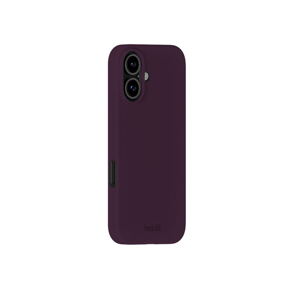 Holdit iPhone 16 Soft Touch Silikon Deksel - Deep Plum