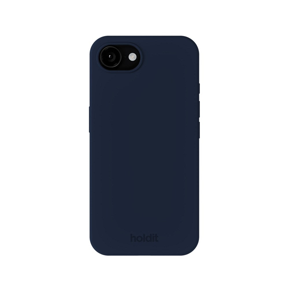 Holdit iPhone 16e Soft Touch Silikon Deksel - Midnight Blue