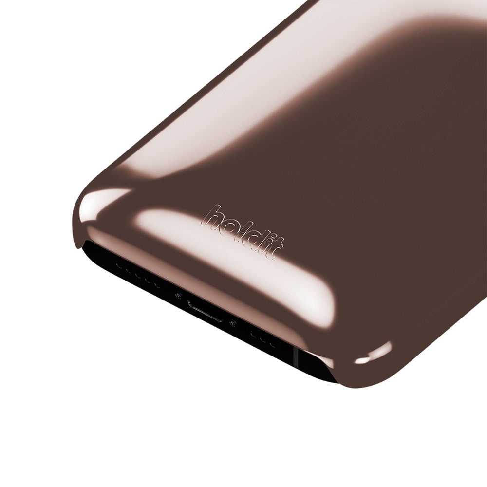 Holdit iPhone 12 / 12 Pro Puffy Case - Chocolate