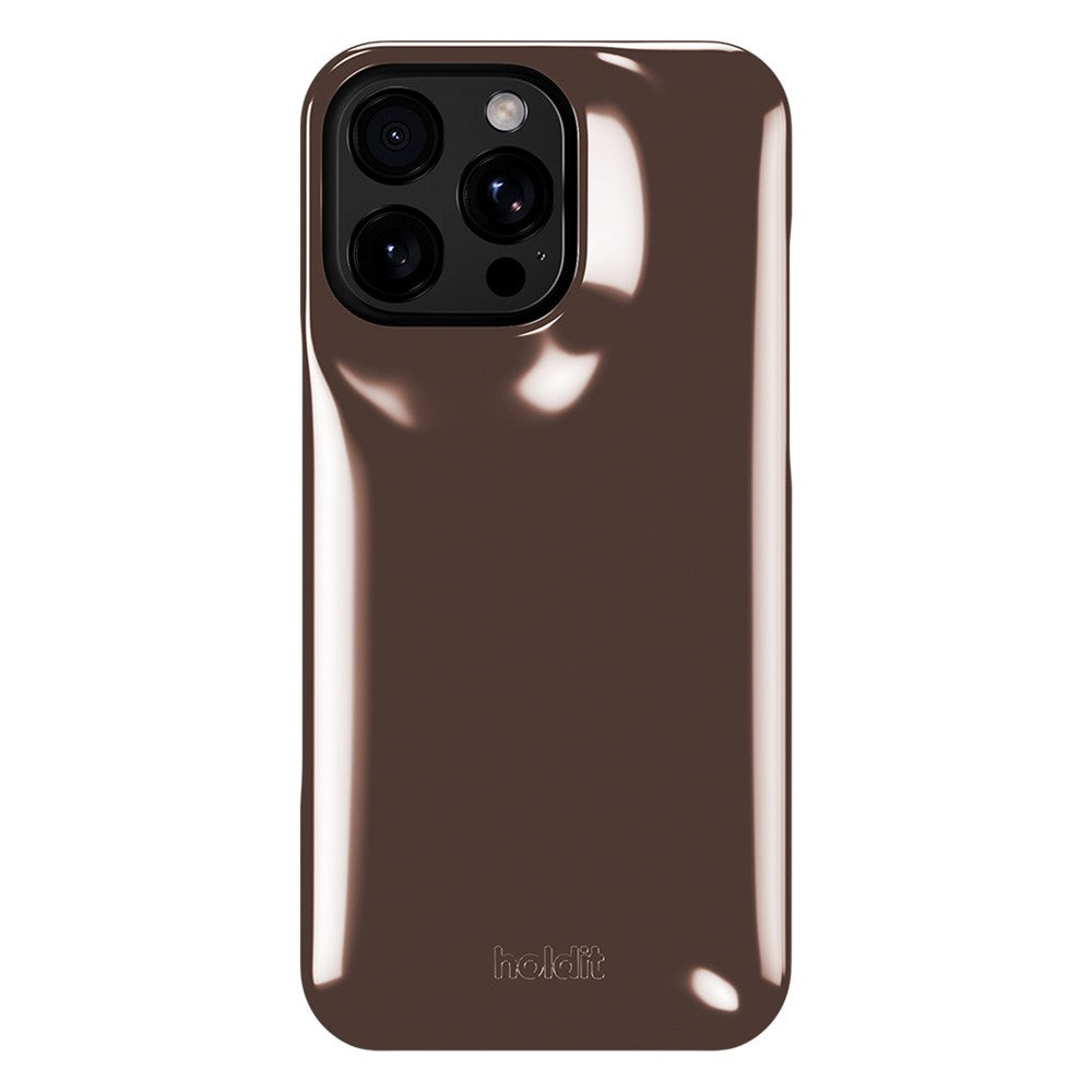 Holdit iPhone 16 Pro Puffy Case - Chocolate