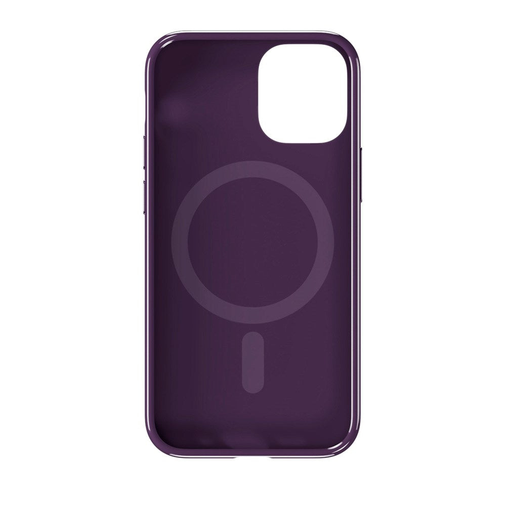 Holdit iPhone 12 / 12 Pro Mono Case - MagSafe Kompatibel - Deep Plum / Pink