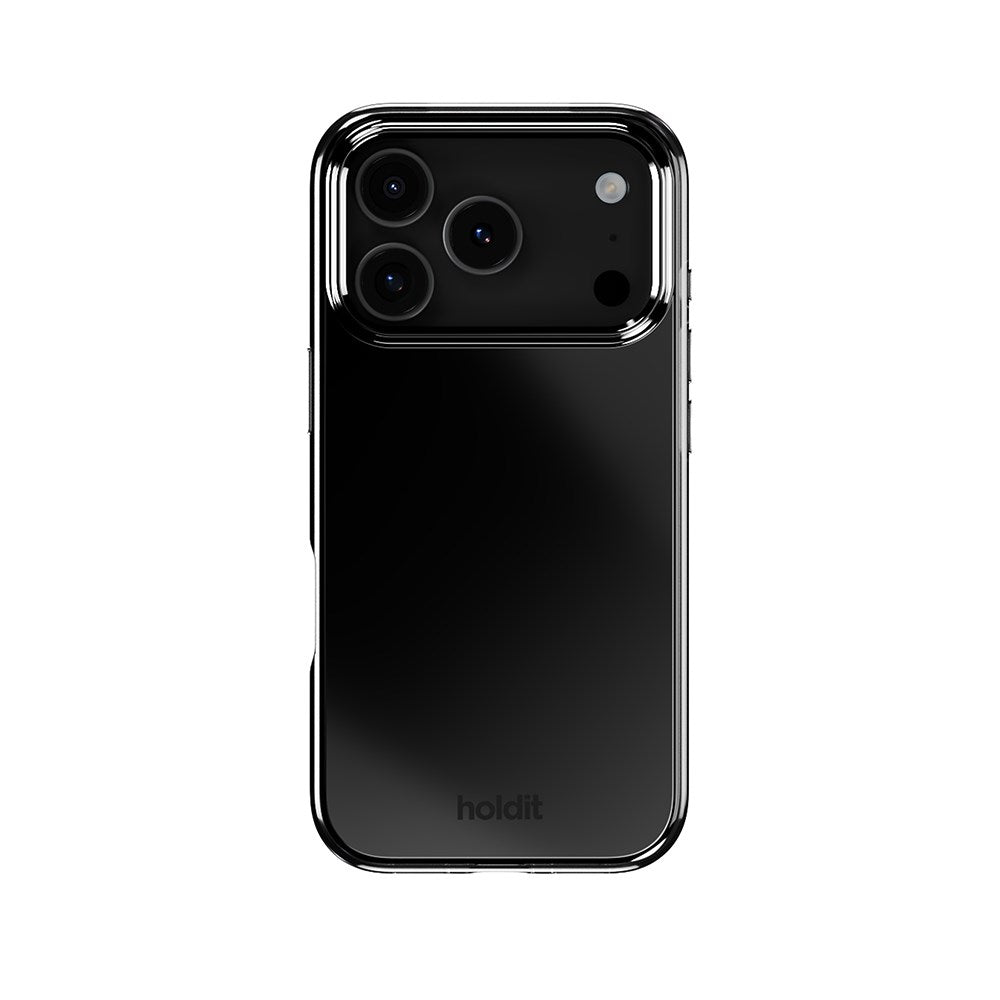 Holdit iPhone 17 Pro Mirror Deksel - MagSafe Kompatibel - Svart