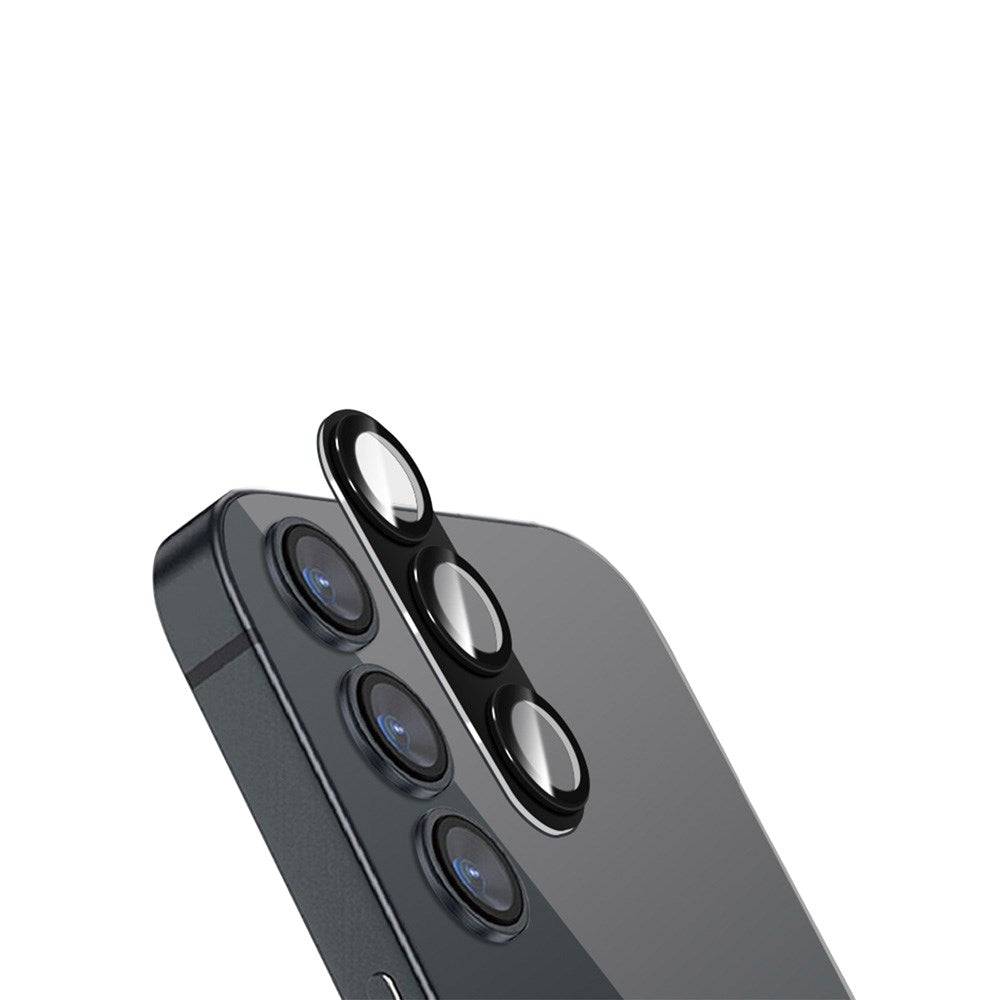 Samsung Galaxy S24 Holdit Beskyttelsesglass for Kameralinser - Case-Friendly - Svart