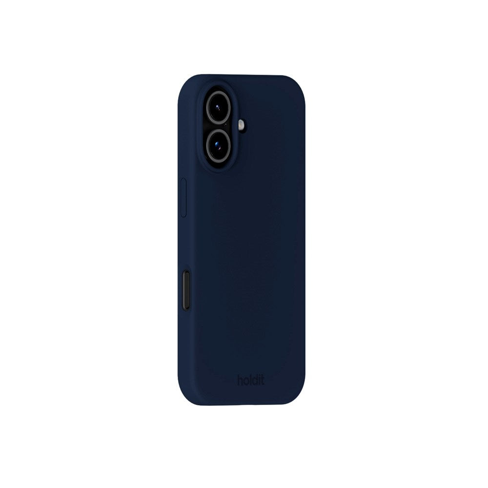 Holdit iPhone 17 Soft Touch Silikon Deksel - Midnight Blue